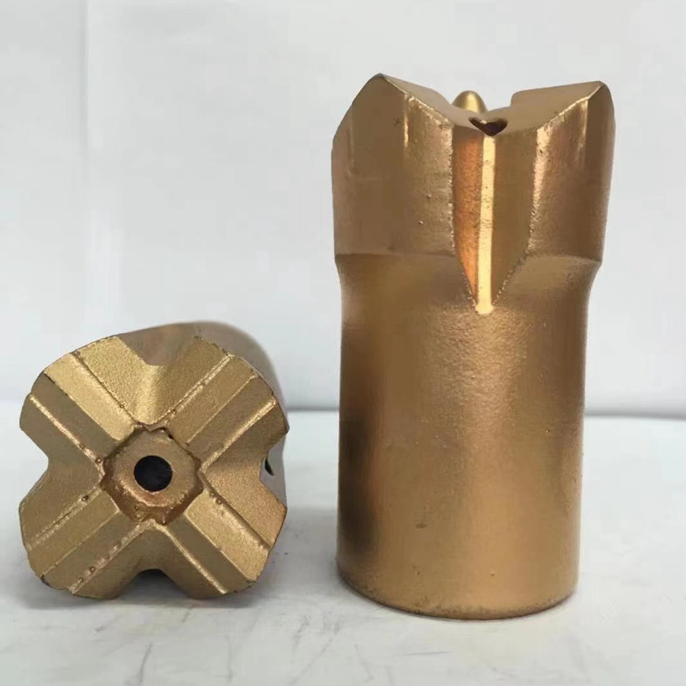 Taper cross bit