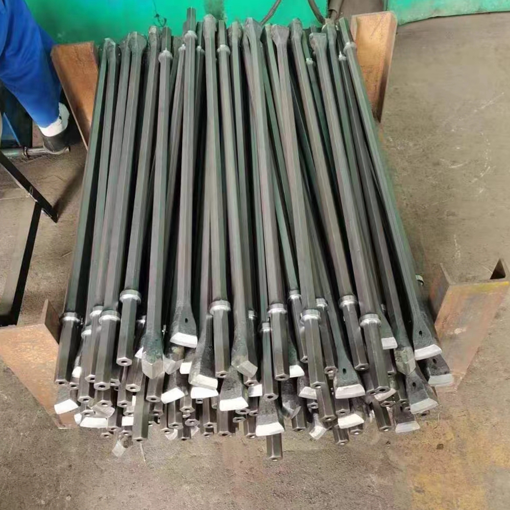 Integral drill rod